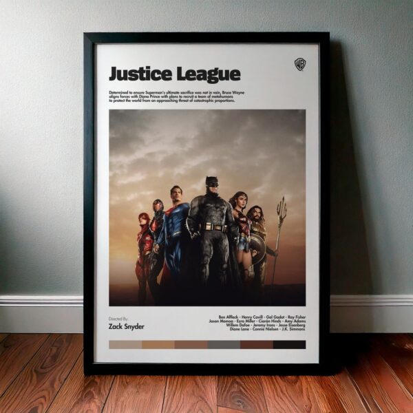 Cuadro Zack Snyder's Justice League (La Liga de la Justicia de Zack Snyder) Modelo 03