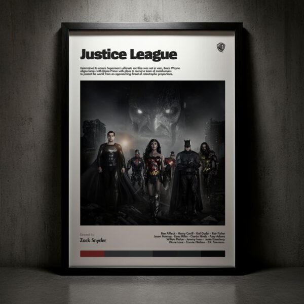 Cuadro Zack Snyder's Justice League (La Liga de la Justicia de Zack Snyder) Modelo 01