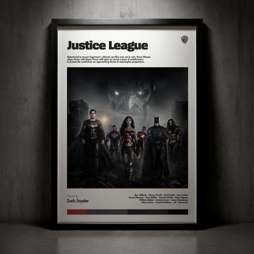 Cuadro Zack Snyder's Justice League (La Liga de la Justicia de Zack Snyder) Modelo 01