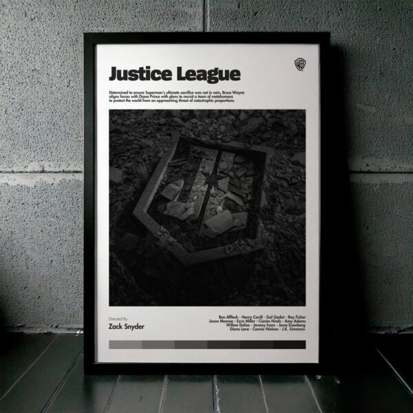 Cuadro Zack Snyder's Justice League (La Liga de la Justicia de Zack Snyder) Modelo 02